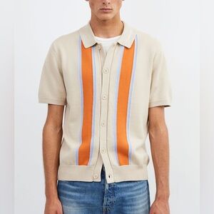 SATURDAYS NYC | Cuban Knit Shirt Size: Large